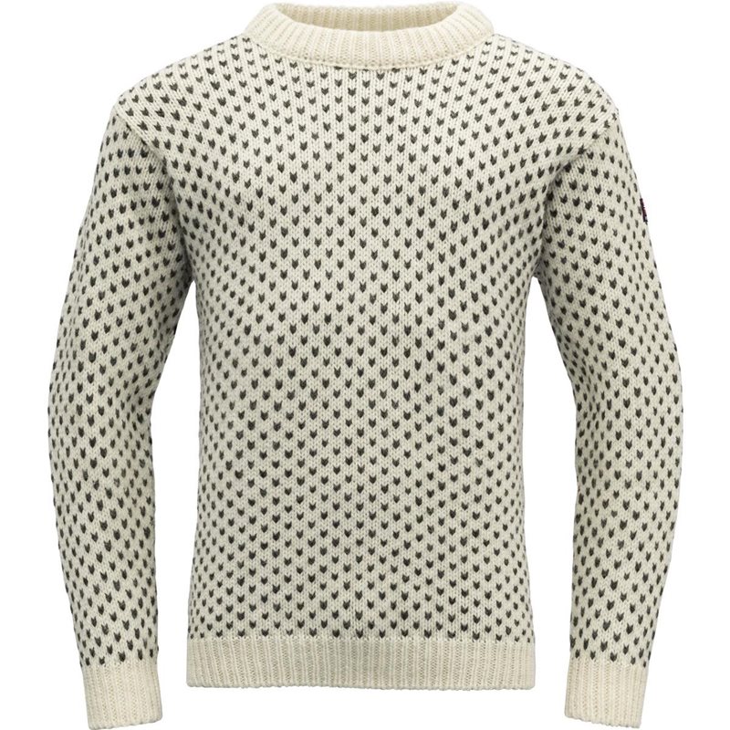 Devold Nordsjø Wool Sweater Offwhite - S