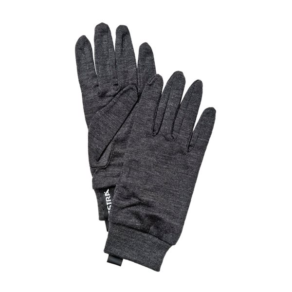 Hestra Merino Wool Liner Active 5-finger Grå