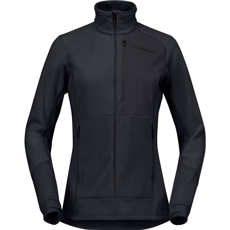 Norr&oslash;na lofoten Warm2 Jacket W'S Caviar Black - XS