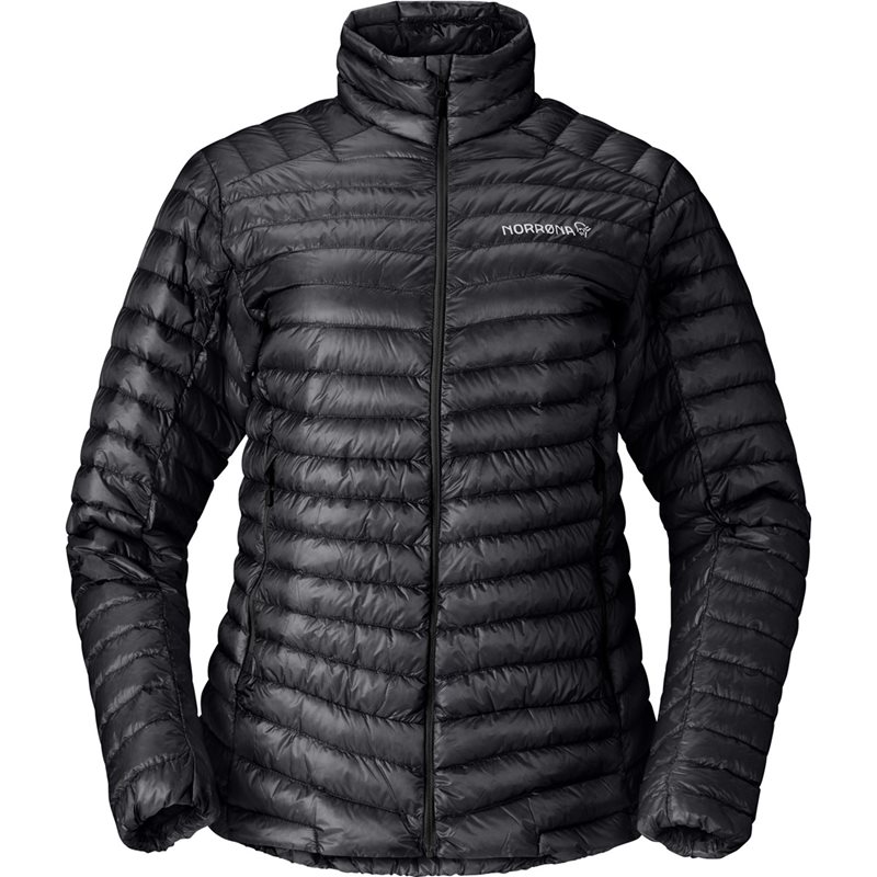 Norr&oslash;na Trollveggen Down800 Super Light Jacket W Caviar Black - S