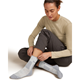 Icebreaker Women Merino Hike+ Medium Crew Blizzard Hthr/Alloy