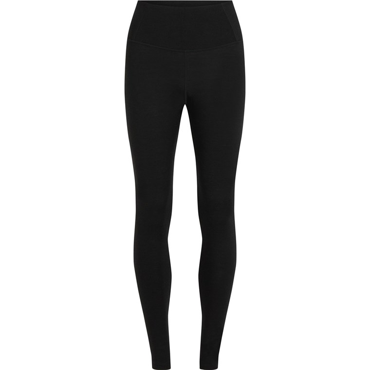 Icebreaker Women Mer 200 Oasis High Rise Leggings Black