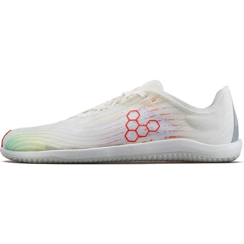 Vivobarefoot Primus Flow Bright White/Neon Orange - 36