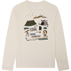 KnowledgeCotton Apparel Organic Cotton Long sleeved T-shirt GOTS Egret