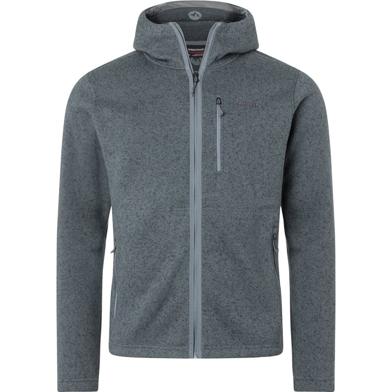 Marmot Drop Line Full Zip Hoody Steel Onyx Heather - S