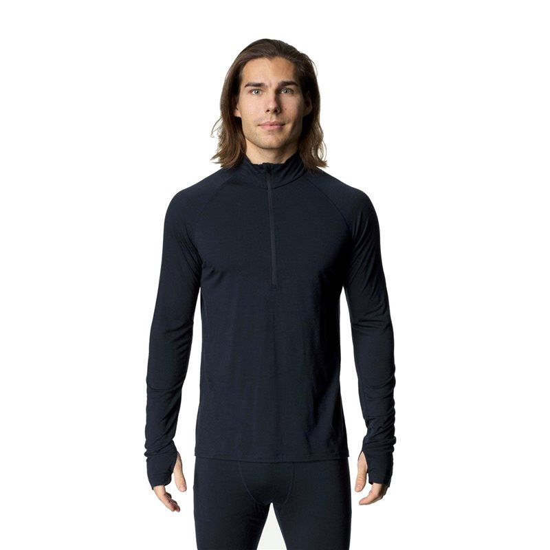 Houdini M's Desoli Light Half Zip Blue Illusion - S