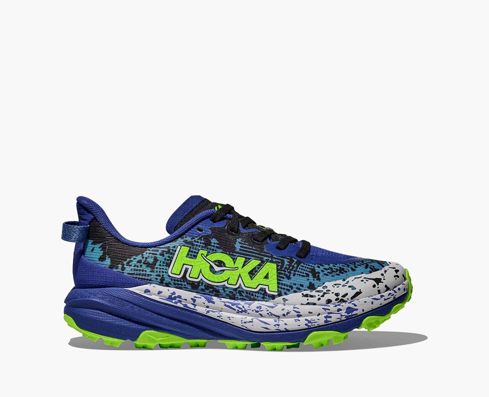 Hoka Y&nbsp;Speedgoat&nbsp;6&nbsp;Youth Night&nbsp;Sky&nbsp;/&nbsp;Neon&nbsp;Lime - 36