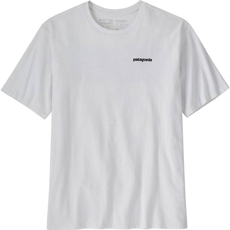 Patagonia M's P-6 Logo Responsibili-Tee White - XS