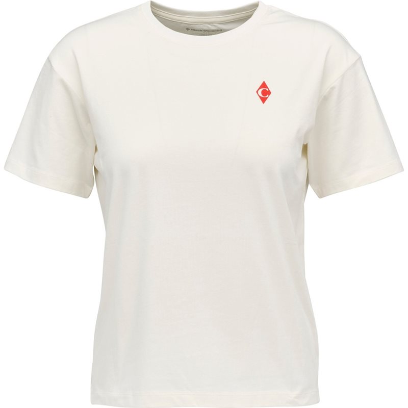 Black Diamond W Bd Dragon Ss Tee Off White - S
