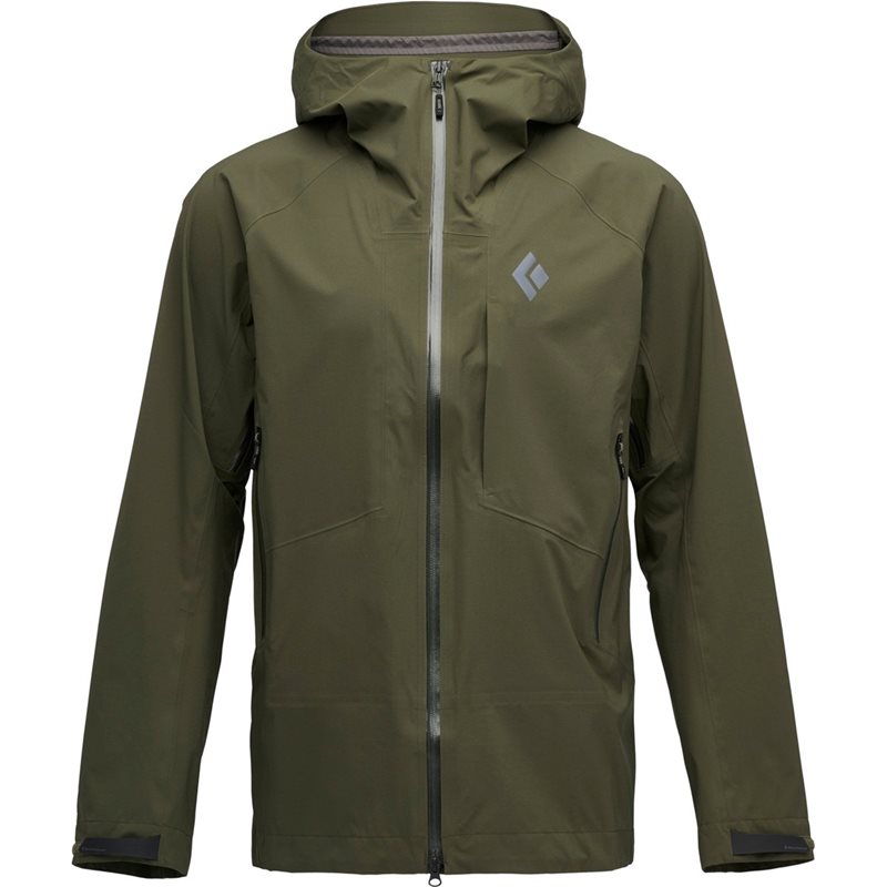 Black Diamond M Highline Stretch Shell Dark Moss - S