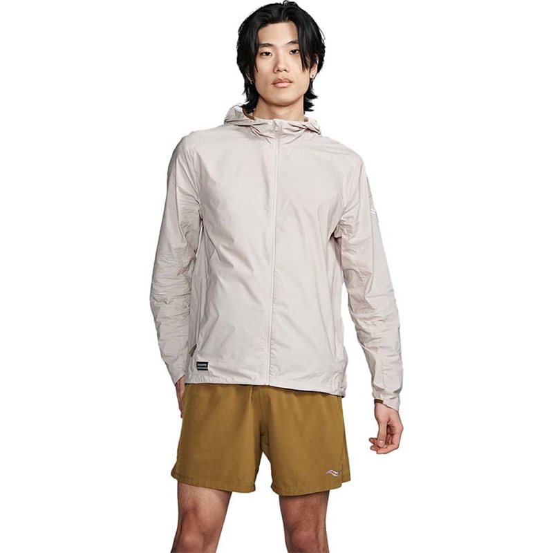 Saucony Peregrine Packaway Jacket M Oats - S