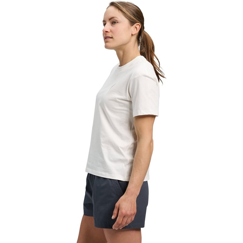 Black Diamond W Heritage Badge Ss Tee Off White - S