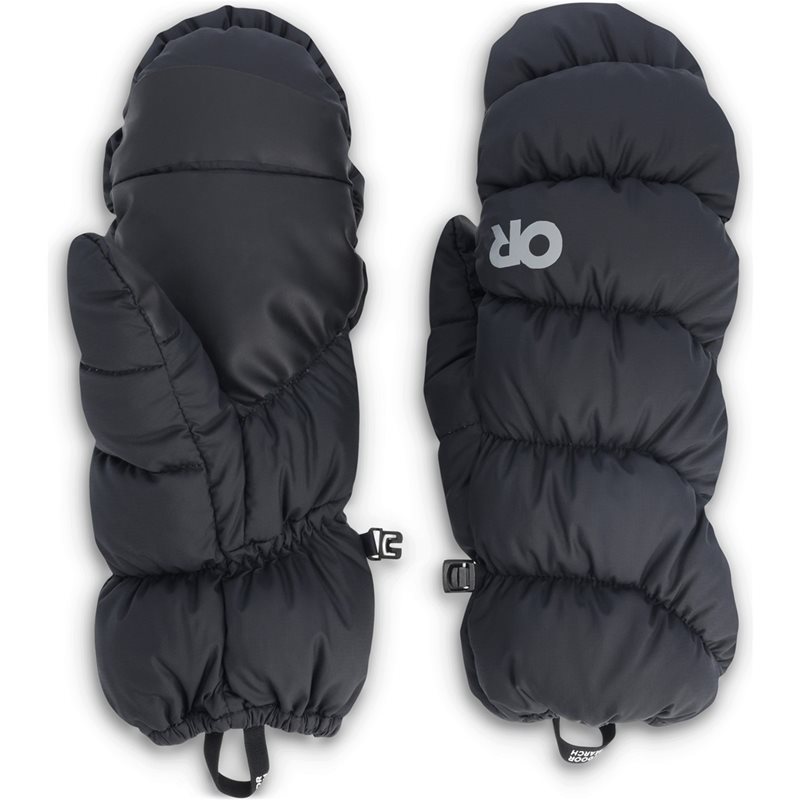 Outdoor Research Coldfront Down Mitts Solid Black - M