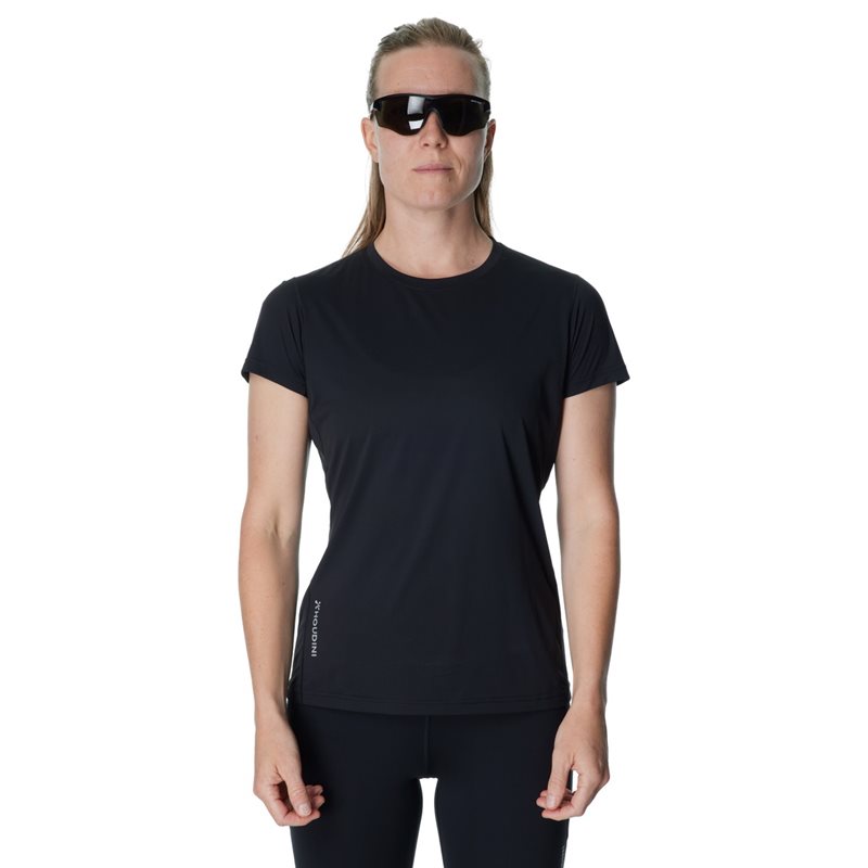 Houdini W's Pace Air Tee True Black - M