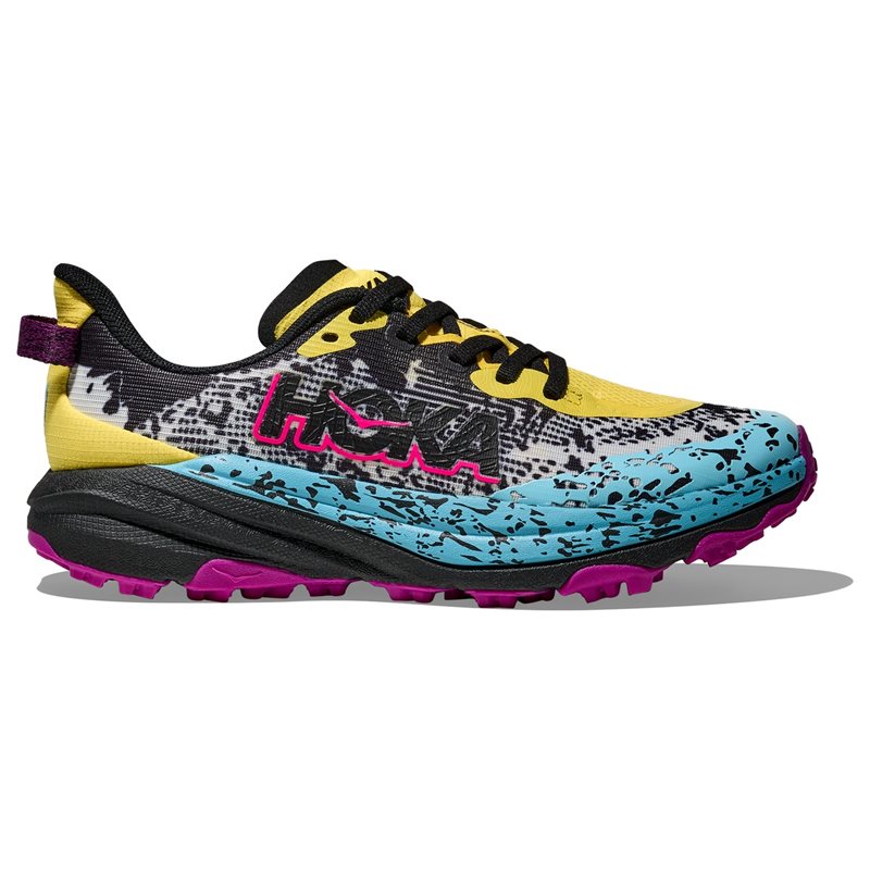 Hoka Y Speedgoat 6 Youth Electric Lemon/Black - 37 1/3
