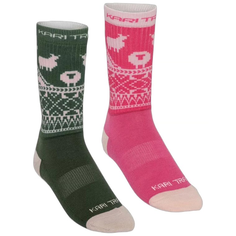 Kari Traa Puffin Sock 2Pk Pink