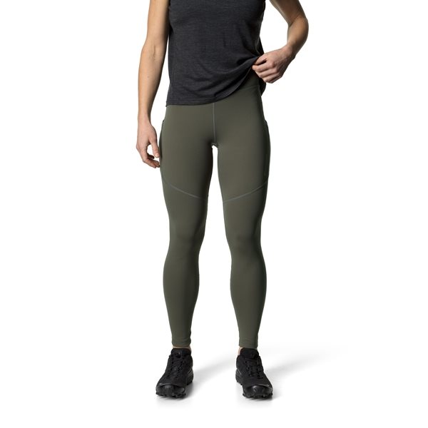 Houdini Adventure Tights Women Baremark Green - XS