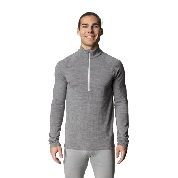 Houdini M's Desoli Thermal Half Zip College Grey - L