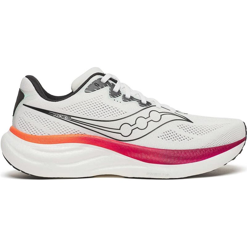 Saucony Ride 19 M White/Crimson - 44,5