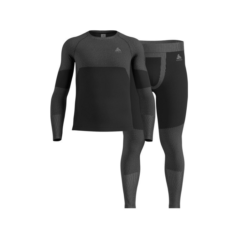 Odlo Fundamentals Performance Warm Set Long M Black