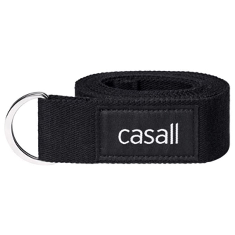 Casall Alignment Yoga Strap - Black, Yoga tilbehør