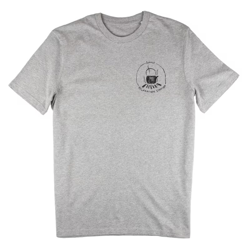 Lemmel Kaffe T-Shirt Relaxation Station Heather Grey - S