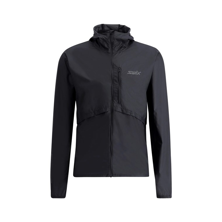 Swix Pace Wind Light Hooded Jacket M Black