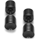 NÜO S 240 Black (Par), Hantlar justerbara