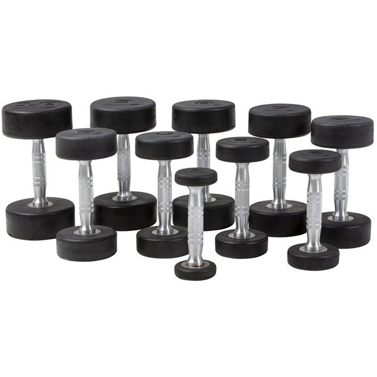 Master Fitness Hantel Premium, Hantlar gummi