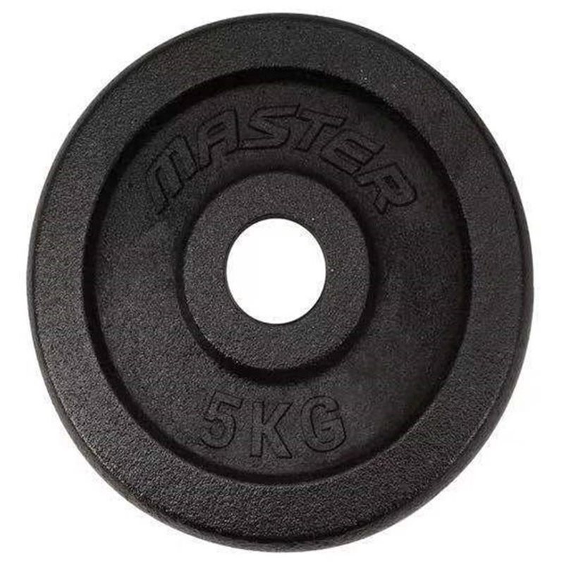 Master Fitness Skolvikt 30 mm, Viktskivor järn - 5 kg