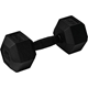 Master Fitness Nero Rubber Coated Hex, Hex hantlar