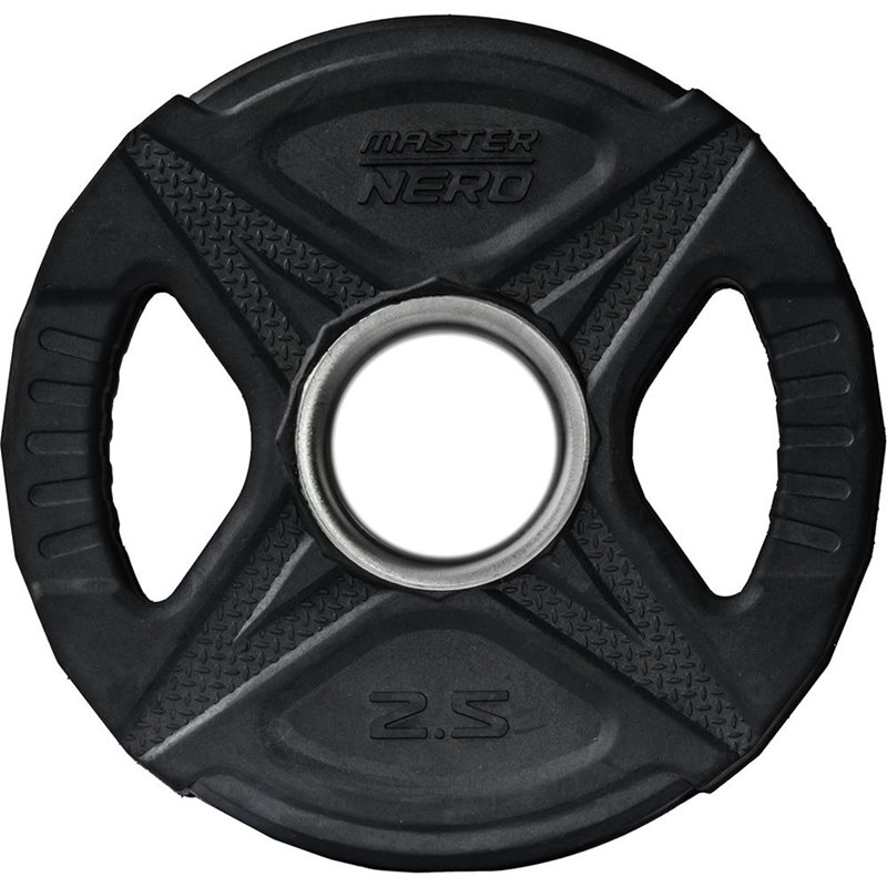 Master Fitness Nero Rubber Plate, Viktskivor gummerade - 2,5 kg
