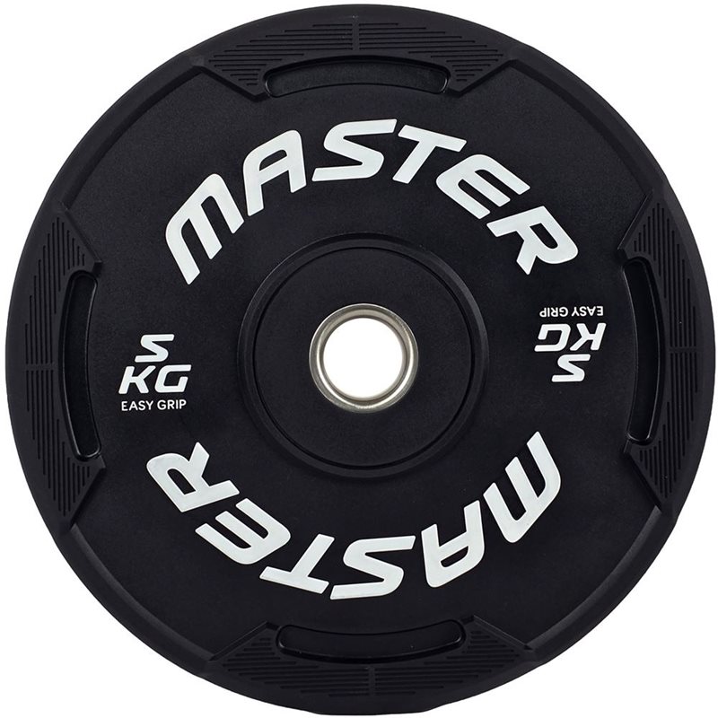 Master Fitness Easy Grip Black, Viktskivor bumper