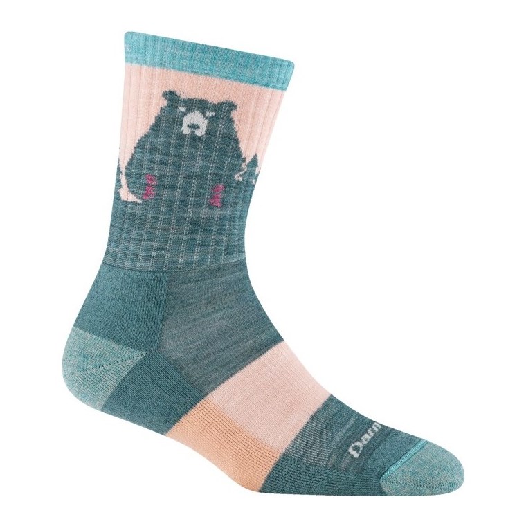 Darn Tough Bear Town Micro Crew Light Cushion Quartz