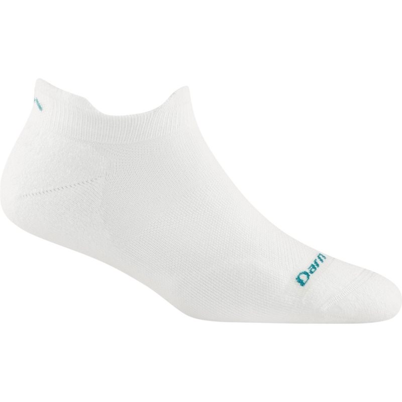 Darn Tough Run No Show Tab Ultra-Lightweight with C White - S