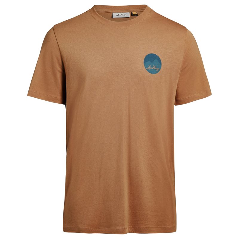 Lundhags J&auml;rpen Printed T-Shirt M Hazel - S