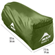 MSR Elixir 4 Tent footprint incl