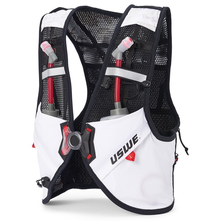 USWE Pace 8L Trail Running Vest White/Black