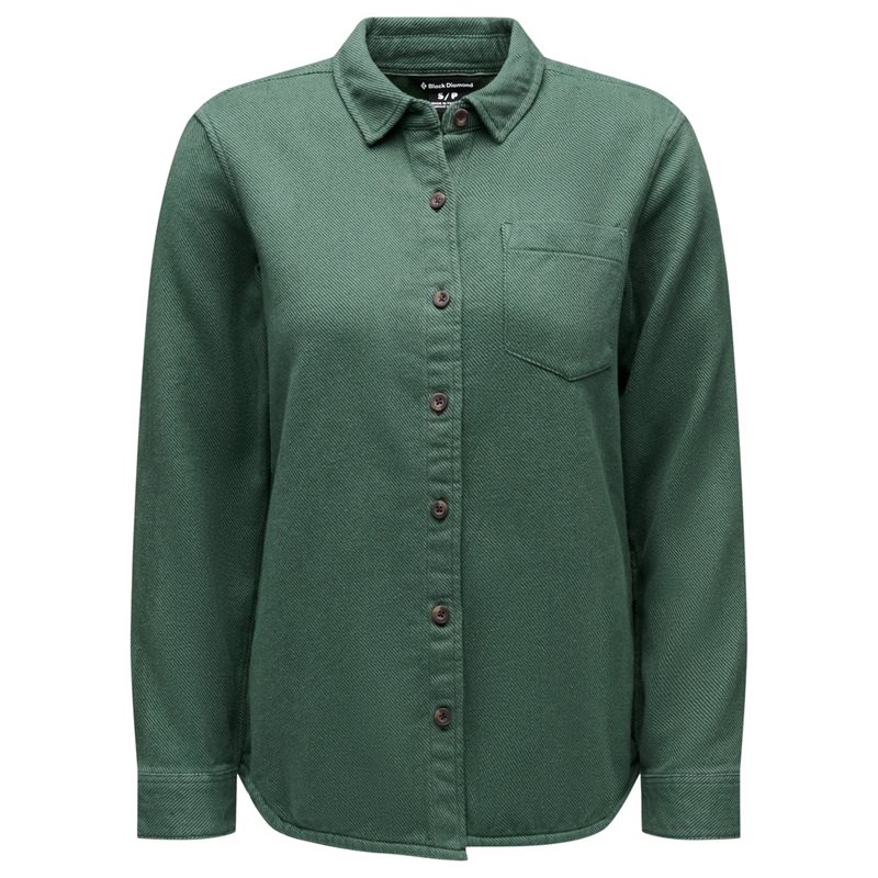 Black Diamond Women's Project Flannel Laurel Green