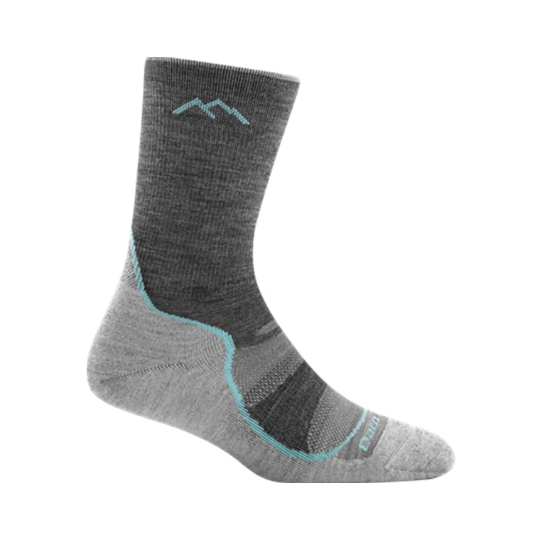 Darn Tough Light Hiker Micro Crew Lightweight WithCushion Women Slate