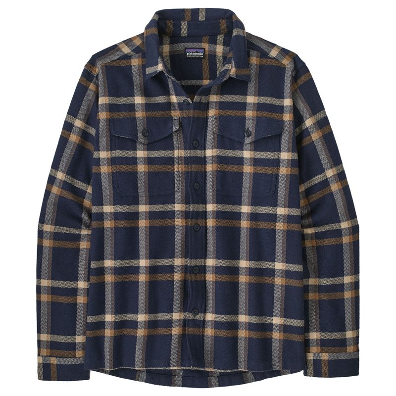 Patagonia M's Fjord Flannel Shirt Crossing: New Navy