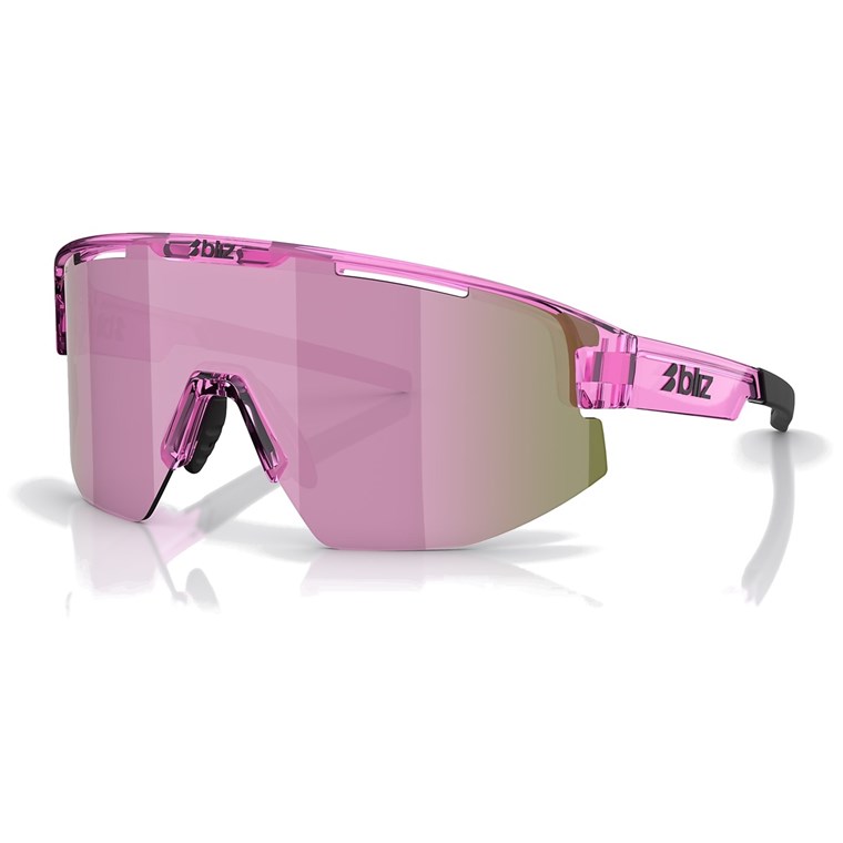Bliz Matrix Small Transparant Pink/Brown W Rose Multi