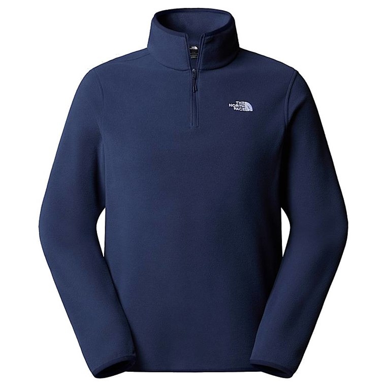 The North Face M Glacier Fleece 1/4 Zip Jacket Summit Navy