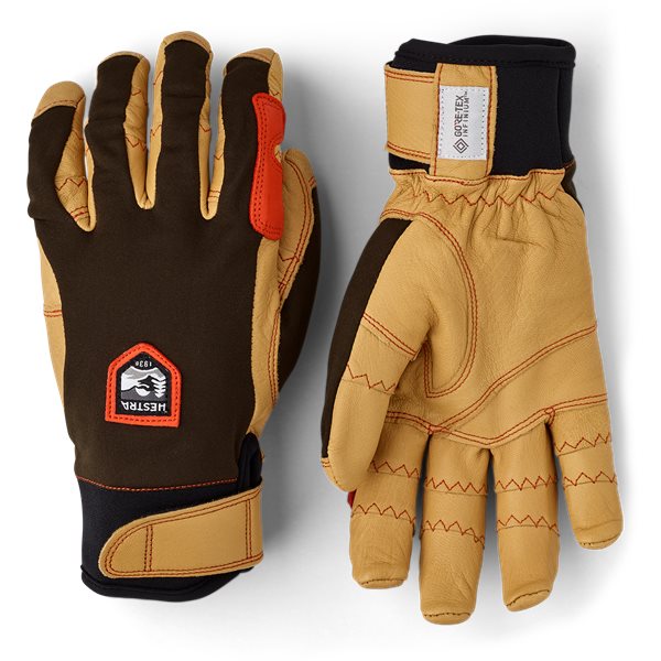 Hestra Ergo Grip Active - 5 Finger Dark Forest/Natural Brown - 10