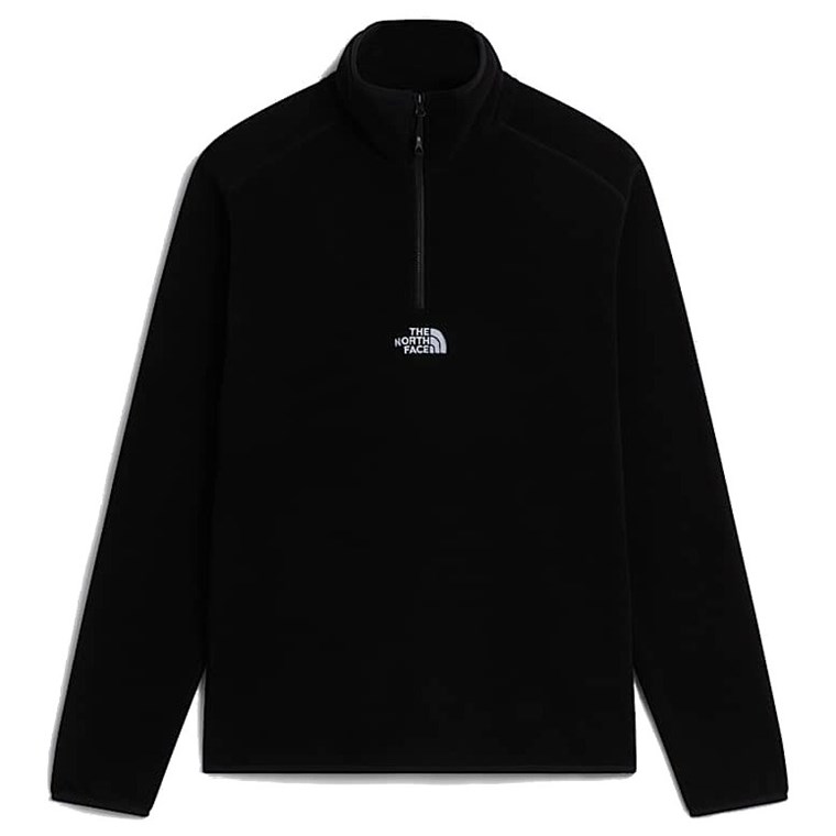 The North Face M Glacier 1/4 Zip - Embroidered Logo Tnf Black