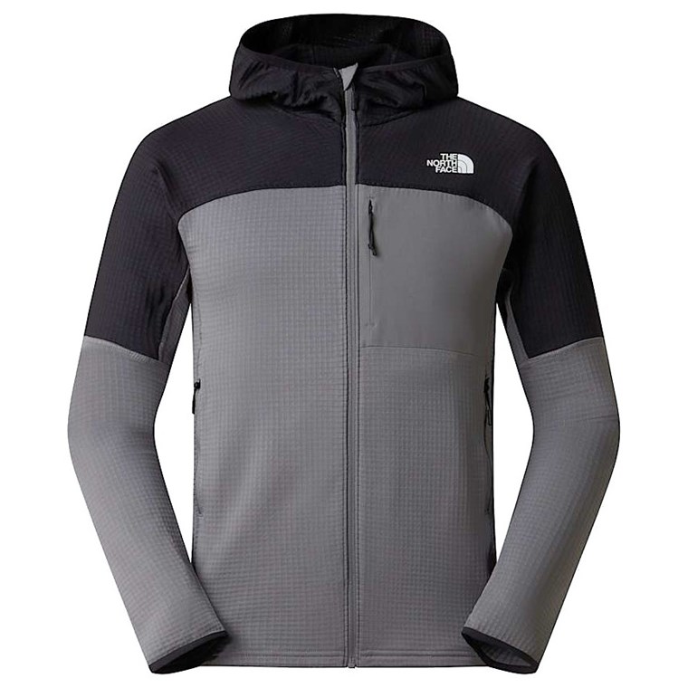 The North Face M Polartec Powergrid Stormgap Hoodie Smoked Pearl/Tnf Black