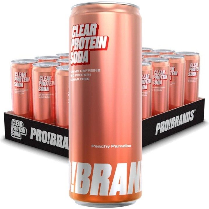 ProBrands Clear Protein Soda (24-Pack)