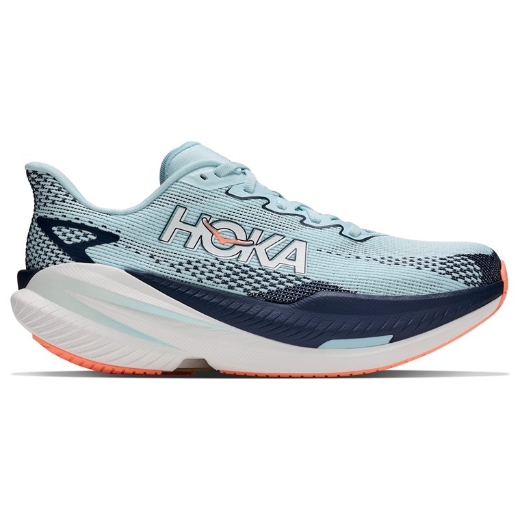 Hoka W Mach X 3 Glimmering Blue/Varsity Navy