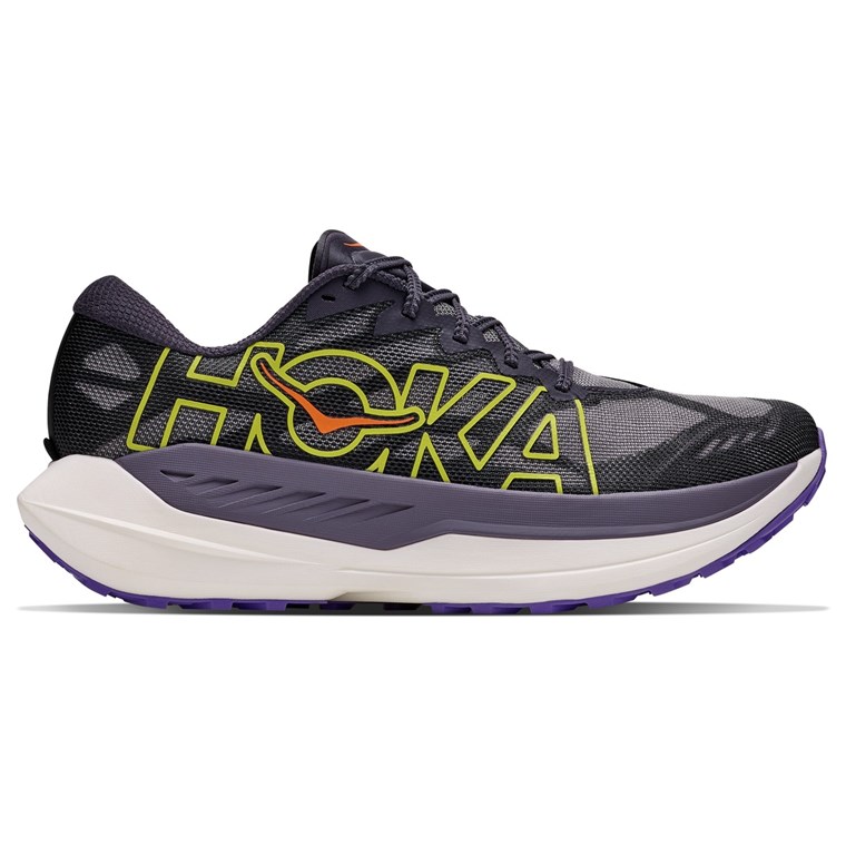 Hoka M Rocket X Trail Squid Ink/Neon Nebula