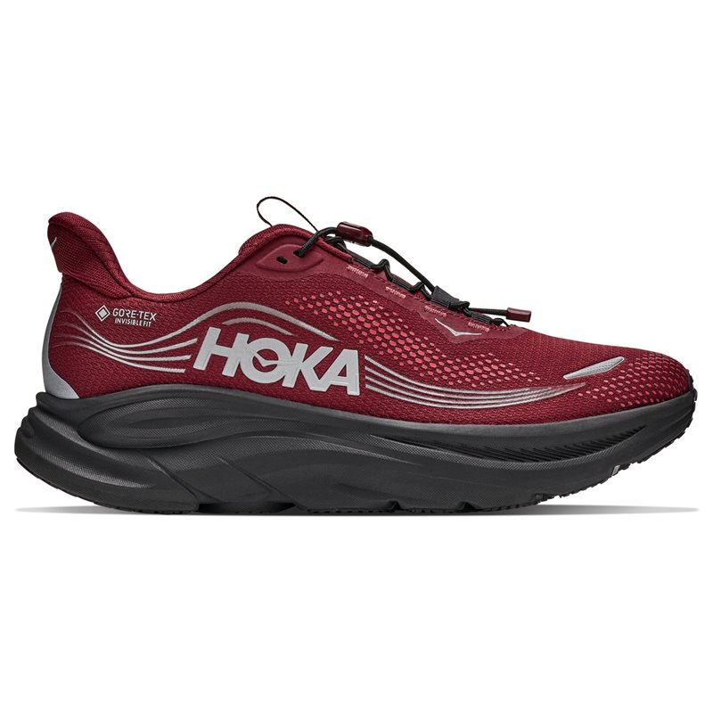 Hoka M Clifton 11 GTX Varsity Burgundy/Carbon Blac - 41 1/3